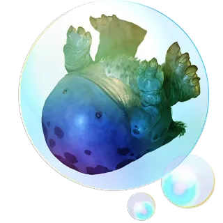 😪 6dfcd768 turtle, animal, cute, fantasy telegram sticker