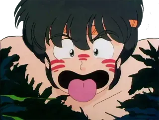 😜 6340ecba Kreskówka, Anime, Język, Śmieszne, Postać telegram sticker