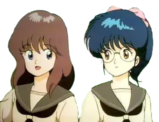 👯 913ca67d Anime, Dziewczyny, Mundurki szkolne, Kreskówka telegram sticker
