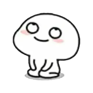 🙄 86e7669b Cartone animato, Carino, Kawaii, Blob, Emoji telegram sticker