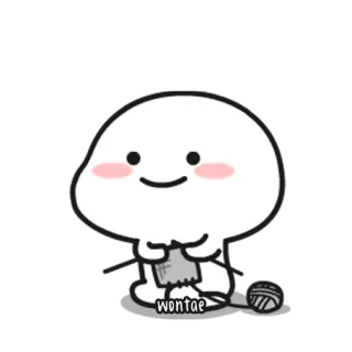 Quby by @wontae whatsapp stickers