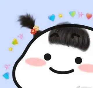 💚 91130a51 可爱, 卡通, 卡哇伊, 人物, 心 telegram sticker