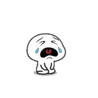 🍼 0289302e 슬픔, 울음, 감정, 만화, 눈물 telegram sticker