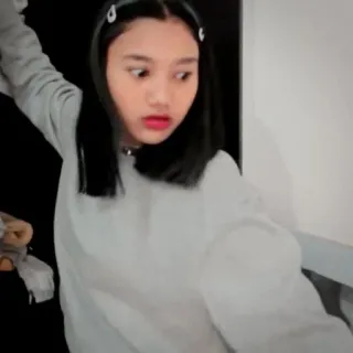 🌟 0546397b tiener, meisje, binnen, persoon telegram sticker