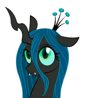 Queen Chrysalis telegram stickers