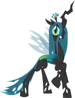 😁 948d4cda Queen Chrysalis My Little Pony Pony, Chrysalis, Bösewicht, Cartoon, Antagonist, Königin telegram sticker