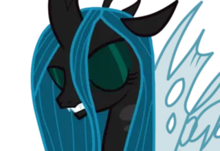 😔 b0fc9073 Queen Chrysalis My Little Pony: Friendship Is Magic Cartoon, Pony, Bösewicht, Monster, Königin, Chrysalis telegram sticker