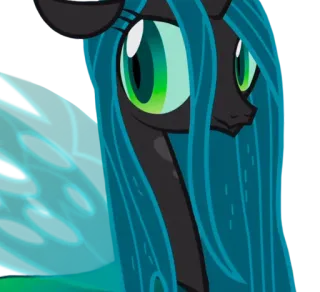 😊 f9756aa4 Queen Chrysalis My Little Pony Pony, Cartoon, Chrysalis, MLP, Bösewicht telegram sticker