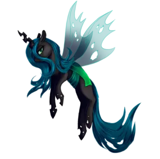 😏 3e14e889 Queen Chrysalis My Little Pony: Friendship Is Magic Kartun, Poni, Ratu, Chrysalis, Penjahat, MLP, MyLittlePony telegram sticker