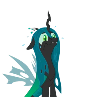 🤔 59aef326 Queen Chrysalis My Little Pony mlp, ratu chrysalis, kartun, jahat, karakter, poni telegram sticker