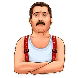 🙄 0363a23d Freddie Mercury Freddie Mercury, singer, mustache, Queen, band telegram sticker