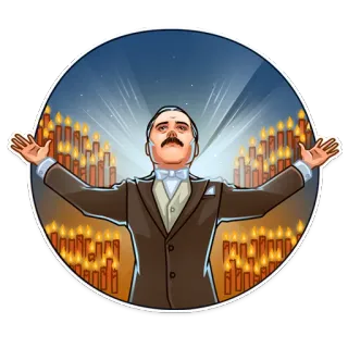 Freddie Mercury telegram stickers