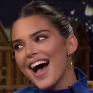 😏 56862d50 Kendall Jenner знаменитость, модель, телеведущий, портрет, человек telegram sticker