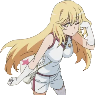 💁‍♀️ 1ff4676d 动漫, 金发, 女孩, 角色 telegram sticker