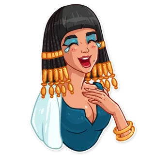 Cleopatra whatsapp stickers