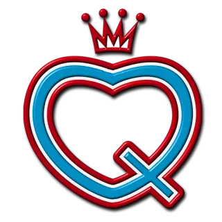💖 15b059a2 红桃皇后, 红心, 皇冠, 标志, 符号, 徽章 telegram sticker