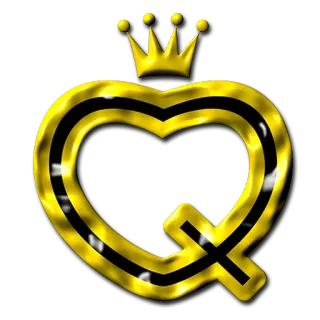 💛 5a847570 心, 女王, 皇冠, 符号, 标志, 装饰 telegram sticker