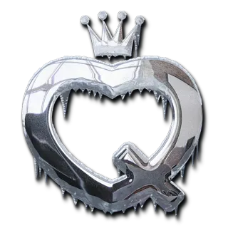 ❄ dc808d0a 心, 女王, 皇冠, 冰, 冷, 冰冻, 冬天 telegram sticker