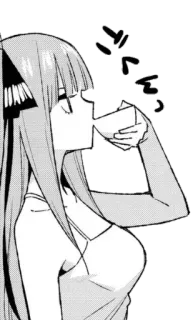 😗 d1a5e807 动漫, 漫画, 女人, 饮酒, 可爱, 女孩 telegram sticker