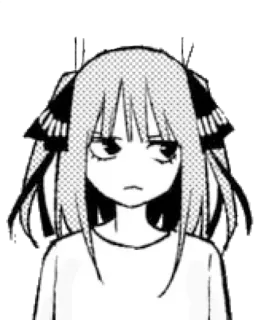 😒 e0040d3d Nino Nakano The Quintessential Quintuplets 动漫, 漫画, 中野二乃, 五等分的新娘, 角色, 女孩 telegram sticker