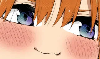 😏 f55ae08d 动漫, 脸红, 可爱, 漫画, 女孩, 脸 telegram sticker