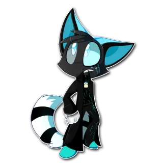 🙀 e3416f06 兽人, 拟人, 卡通, 动物, 角色, 风格化 telegram sticker