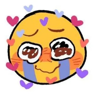 💖 605662b0 Emoji, Llorando, Corazones, Amor, Emocional, Lindo telegram sticker