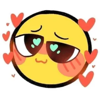 💖 6de0274a emoji, amor, corazones, cariño, lindo, amarillo, dibujos animados telegram sticker