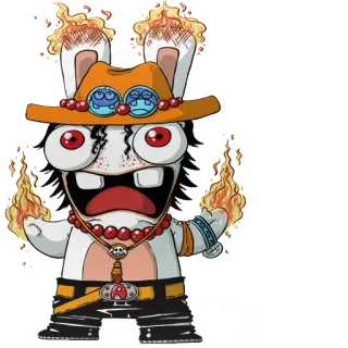 Rabbids telegram stickers
