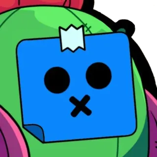 🤐 62a02af8 Spike Brawl Stars cactus, pointe, Brawl Stars, jeu vidéo whatsapp sticker