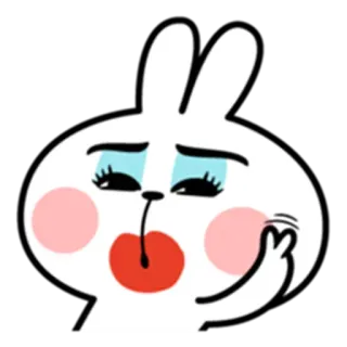 ✨ ef05746e coniglio, cartone animato, carino, adesivo telegram sticker