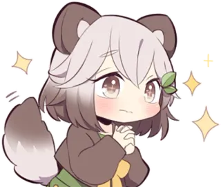 ✨ 90e166b1 Anime, Chibi, Lucu, Kartun, Binatang, Kawaii, Furry whatsapp sticker