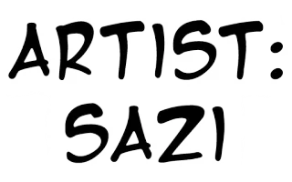 🕧 d864924d ARTIST: SAZI artis, sazi, teks, tipografi, nama whatsapp sticker