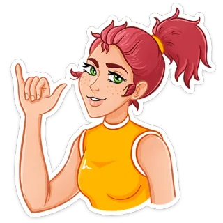 Рэйчел (@TgSticker) telegram stickers