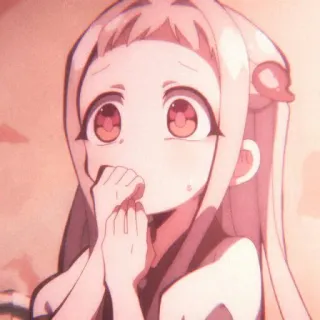 🐇 5570f175 Yashiro Nene Toilet-bound Hanako-kun Anime, Manga, Szkoła, Duch, Słodkie telegram sticker
