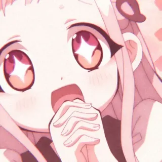 🐇 6289acbc Yashiro Nene Toilet-Bound Hanako-kun Anime, Słodkie, Różowy, Manga telegram sticker