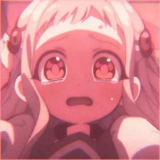 🐇 769a9a46 Nene Yashiro Toilet-bound Hanako-kun anime, płaczący, smutny, słodki, dziewczyna telegram sticker