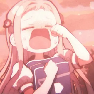 🐇 c9d6fdbb Anime, Płacz, Dziewczyna, Kawaii, Smutny telegram sticker