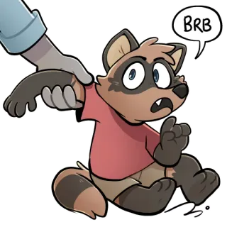 Radicoon! telegram stickers
