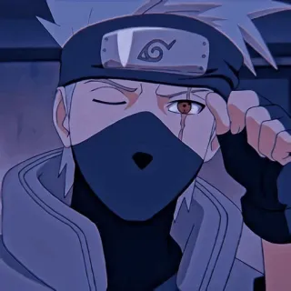 🎲 2a81e824 Kakashi Naruto anime, kakashi, naruto, ninja, manga telegram sticker