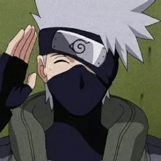 🎲 93434112 Kakashi Naruto anime, kakashi, naruto, cartoon telegram sticker