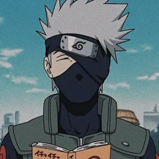 🎲 94877c19 Kakashi Naruto イチャイチャ anime, kakashi, naruto, ninja, manga telegram sticker