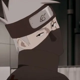 🎲 a167d53a Kakashi Naruto kakashi, naruto, anime, manga, character, ninja telegram sticker