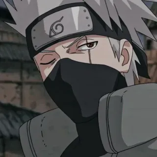 🎲 b85c30fd Kakashi Hatake Naruto anime, kakashi, naruto, manga, ninja telegram sticker