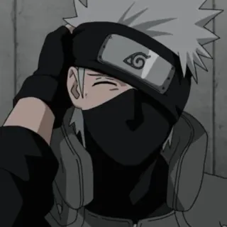 🎲 d0ad879c Kakashi Hatake Naruto anime, kakashi, hatake, naruto, ninja telegram sticker