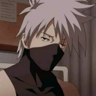 🎲 e3a98c6a Kakashi Naruto anime, ninja, kakashi, naruto, manga, character telegram sticker