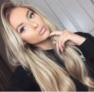 🤔 eed76d26 woman, blonde, girl, portrait, selfie telegram sticker