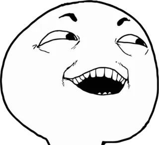 😏 ba7c48a4 meme, funny, face, expression whatsapp sticker