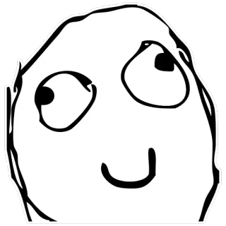 🙂 c8a09fac Mem, Twarz, Mem internetowy, Humor, Głupi telegram sticker