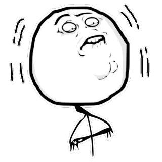 😍 d184547a Mem, Rage Face, Trollface, Mem internetowy, Komiks telegram sticker